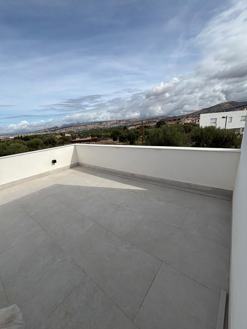 Terraza exterior en Granada